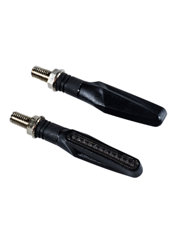 CLIGNOTANT TUN'R* SMOGG LED NOIR/TRANSPARENT (PR)