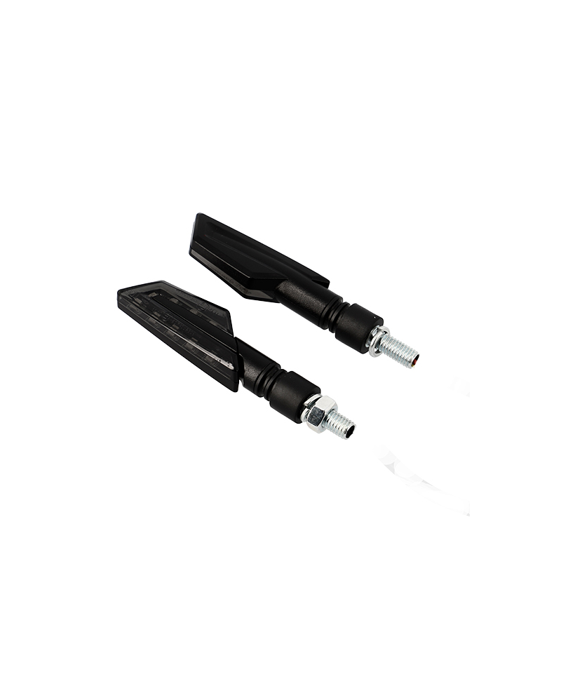 CLIGNOTANT BLACKWAY PEGASE + LED/FEU POSITION*/ARRIERE NOIR FUME (PR) - HOMOLOGUE CE