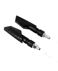 CLIGNOTANT BLACKWAY PEGASE + LED/FEU POSITION*/ARRIERE NOIR FUME (PR) - HOMOLOGUE CE