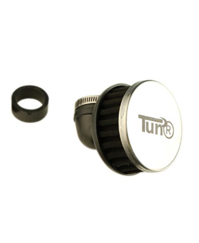 FILTRE A AIR TUN'R D28-35 AIR COOL NOIR COUDE 90