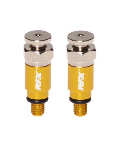 Purgeurs de fourche RFX Pro M5x0,8 (Jaune) Kayaba/Showa