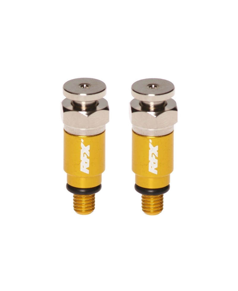 Purgeurs de fourche RFX Pro M5x0,8 (Jaune) Kayaba/Showa