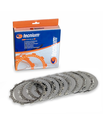Kit disques garnis + lisses d'embrayage TECNIUM