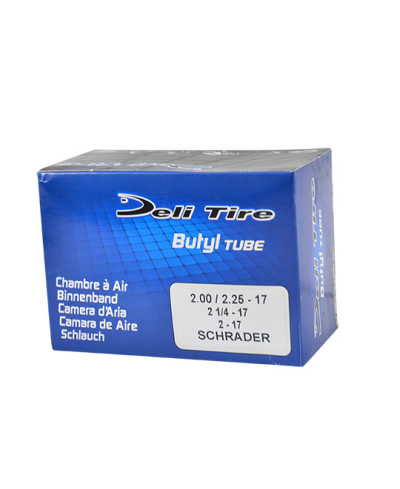 CHAMBRE A AIR CYCLO 17" 2- 2 1/4 X 17 DELI U247S VS