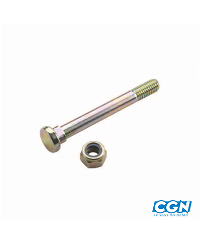 AXE BEQUILLE CYCLO CENTRALE ADAPT. PEUGEOT 103 (M8 X 74MM)