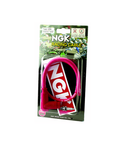 ANTIPARASITE NGK RACING CR2 COUDE POUR BOUGIE SANS OLIVE (LIVRE AVEC FIL)