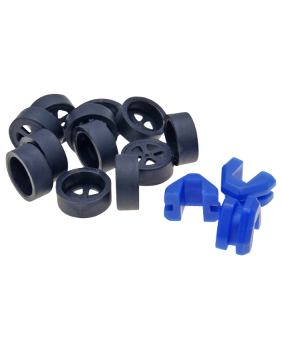 COUVERCLE ROULEAU/GALET POLINI 15X12 (JEU) + GUIDE/TACQUET