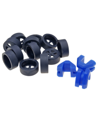 COUVERCLE ROULEAU/GALET POLINI 15X12 (JEU) + GUIDE/TACQUET