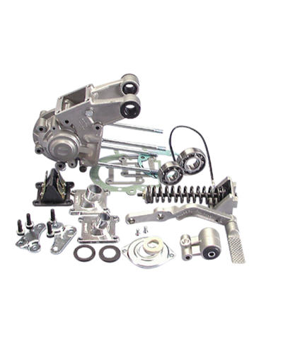 CARTER MOTEUR CYCLO POLINI ADAPT. 103 SP COMPLET AVEC SUPPORT MOTEUR