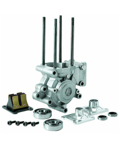 CARTER MOTEUR CYCLO POLINI ADAPT. MBK 51 COMPLET