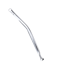 RAIDISSEUR CADRE/BARRE DE RENFORT CYCLO  ADAPT. MBK 51 COUDE ROND CHROME