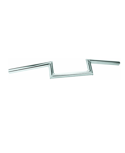 GUIDON CYCLO Z.BARRE LISSE H5 CHROME