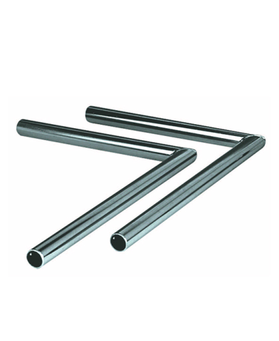 GUIDON CYCLO EQUERRE ADAPT. 103 MVL/VOGUE 30CM 90 LISSE CHROME (PR)