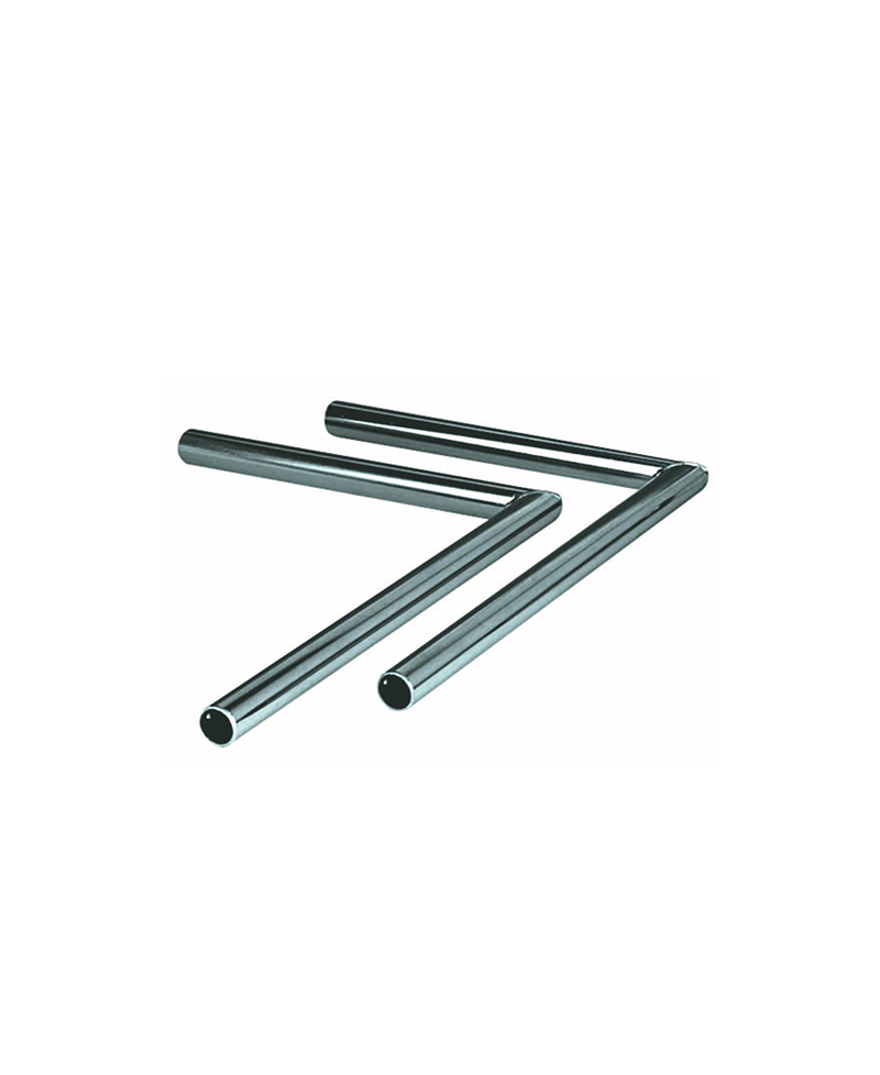 GUIDON CYCLO EQUERRE ADAPT. 103 MVL/VOGUE 30CM 90 LISSE CHROME (PR)