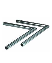 GUIDON CYCLO EQUERRE ADAPT. 103 MVL/VOGUE 30CM 90 LISSE CHROME (PR)