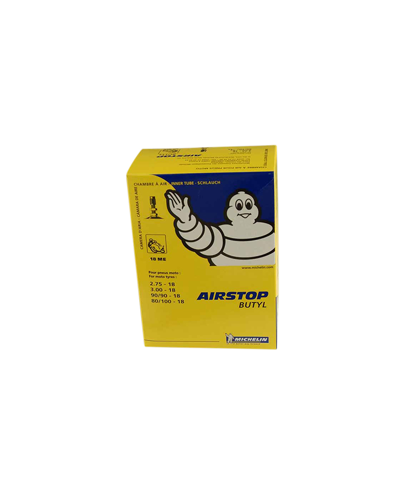 CHAMBRE A AIR MOTO 18" 2.75-3.00 X 18 MICHELIN AIRSTOP 18ME TR4