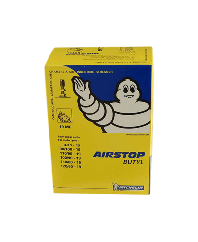 CHAMBRE A AIR MOTO 19" 3.25 X 19 MICHELIN AIRSTOP 19MF TR4