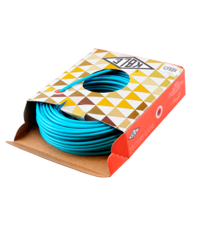 GAINE DIAMETRE EXT. 5MM DIAMETRE INT. 2.6MM - BLEU (ROULEAU DE 30 METRES)