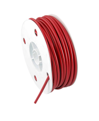 GAINE DIAMETRE EXT. 5MM DIAMETRE INT. 2.6MM - ROUGE (ROULEAU DE 50 METRES)