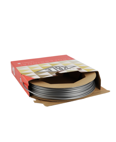 GAINE DIAMETRE EXT. 5MM DIAMETRE INT. 2.6MM - GRIS (ROULEAU DE 50 METRES)