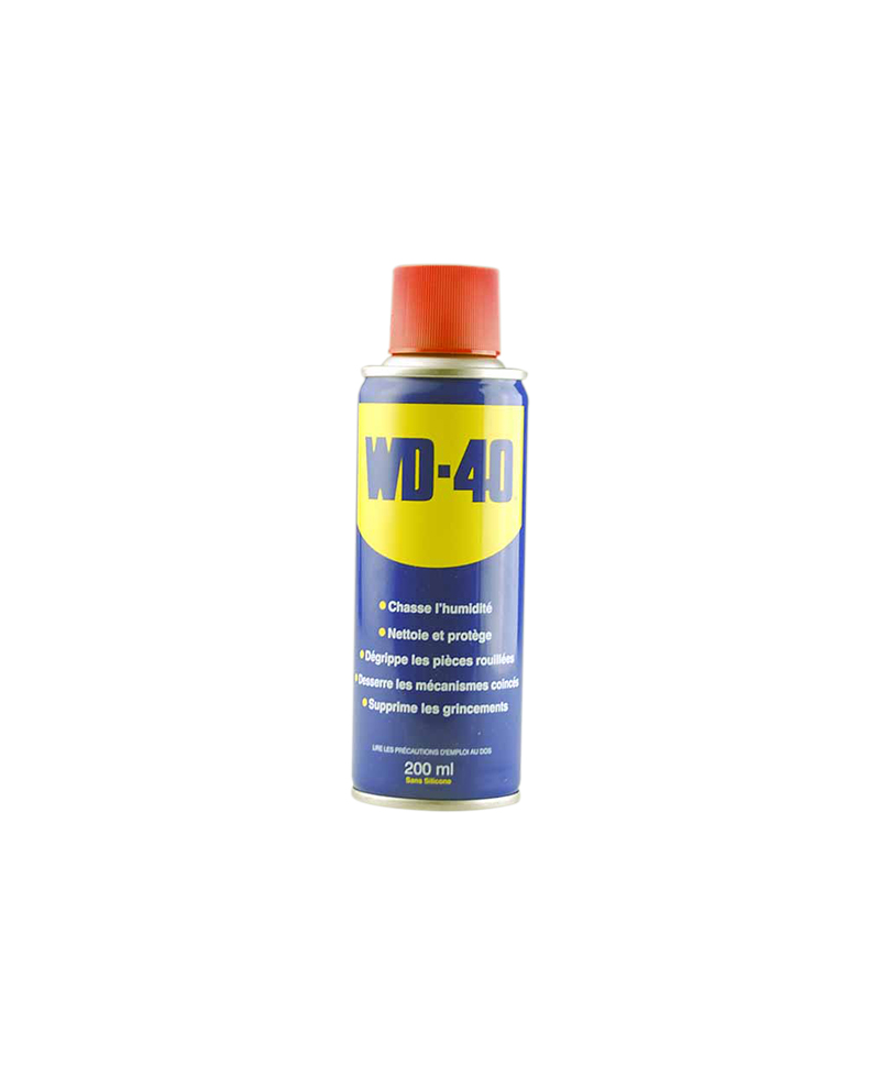 HUILE/LUBRIFIANT MULTIFONCTION WD40  200ML (AEROSOL)