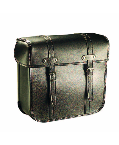 SACOCHE CYCLO DOS METAL R40 NOIR (PR)  - 33 X 28 X 14 CM