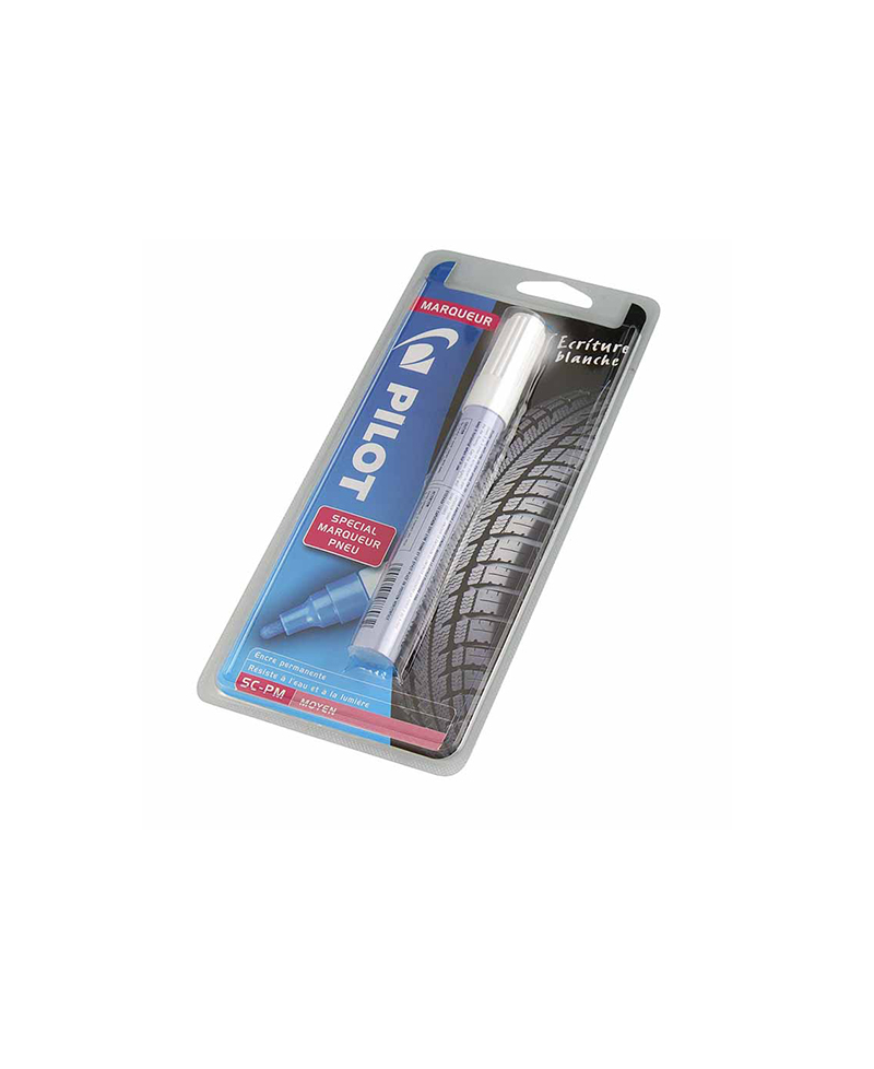 CRAYON/MARQUEUR PNEU PILOT BLANC