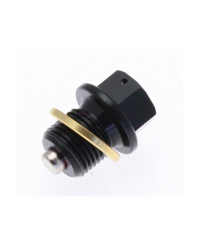 Bouchon de vidange TECNIUM aimante - aluminium noir M19x1,5x14 L35-646