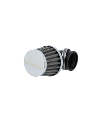 FILTRE A AIR ACIER POLINI TYPE K&N D.34 COUDE 90°