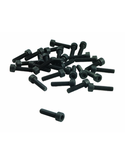 VIS 6 PANS CREUX TC M5X25 BTR NOIR (BOITE DE 100)