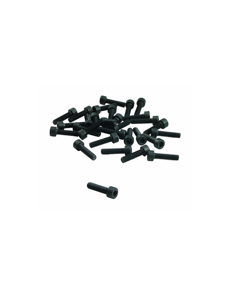 VIS 6 PANS CREUX TC M5X25 BTR NOIR (BOITE DE 100)