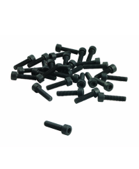 VIS 6 PANS CREUX TC M5X25 BTR NOIR (BOITE DE 100)