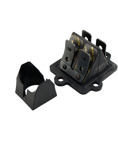 CLAPET SCOOTER MALOSSI VL12 CARBONE ADAPT. NITRO/SR50/F12/OVETTO/MACH G (4 LAMELLES)