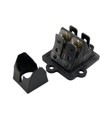 CLAPET SCOOTER MALOSSI VL12 CARBONE ADAPT. NITRO/SR50/F12/OVETTO/MACH G (4 LAMELLES)