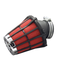 FILTRE A AIR MALOSSI E5 PHBN/PHVA D.30-36 NOIR MOUSSE ROUGE (SAUF PEUGEOT)