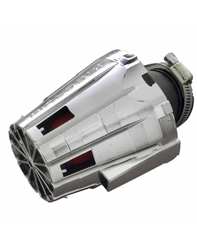 FILTRE A AIR MALOSSI E5 PHBN/PHVA D.30-36 COUVERCLE CHROME (SAUF PEUGEOT)