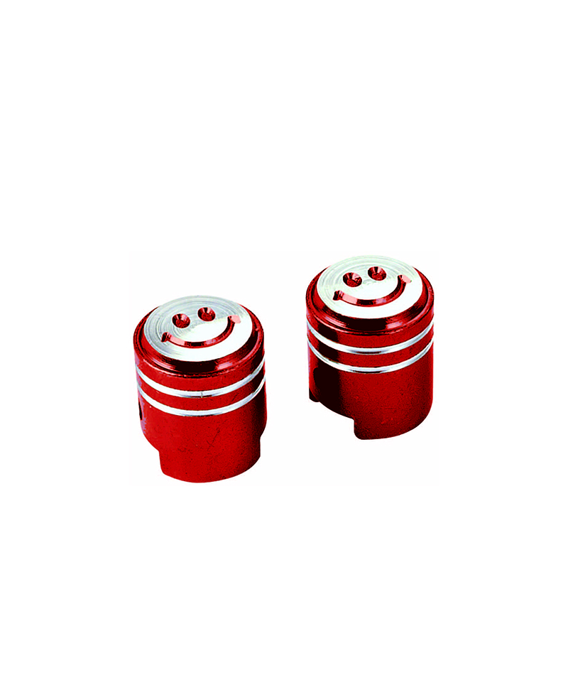 CAPUCHON/BOUCHON VALVE TUN'R PISTON ROUGE (X2)