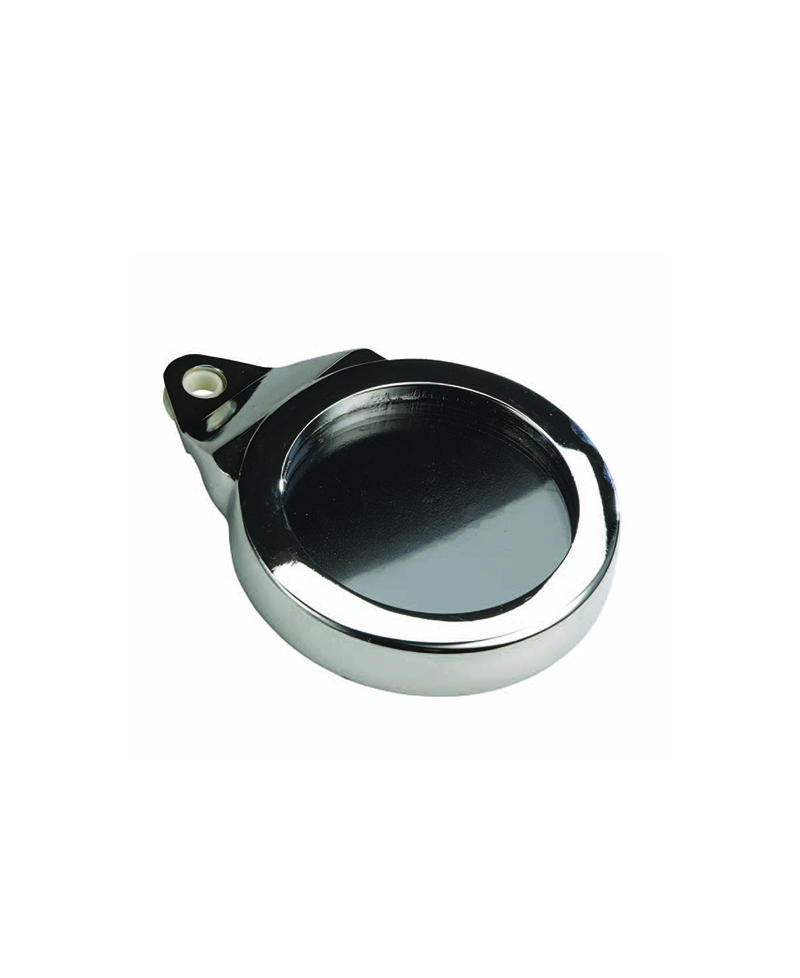 SUPPORT/PORTE VIGNETTE ASSURANCE/CRIT'AIR TUN'R ALU CHROME (ROND)