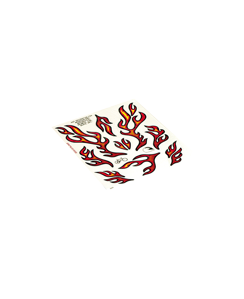 AUTOCOLLANT FLAMMES (20X24CM)