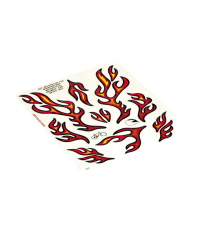 AUTOCOLLANT FLAMMES (20X24CM)