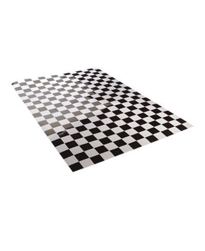 AUTOCOLLANT DAMIER NOIR/BLANC (20X24CM)