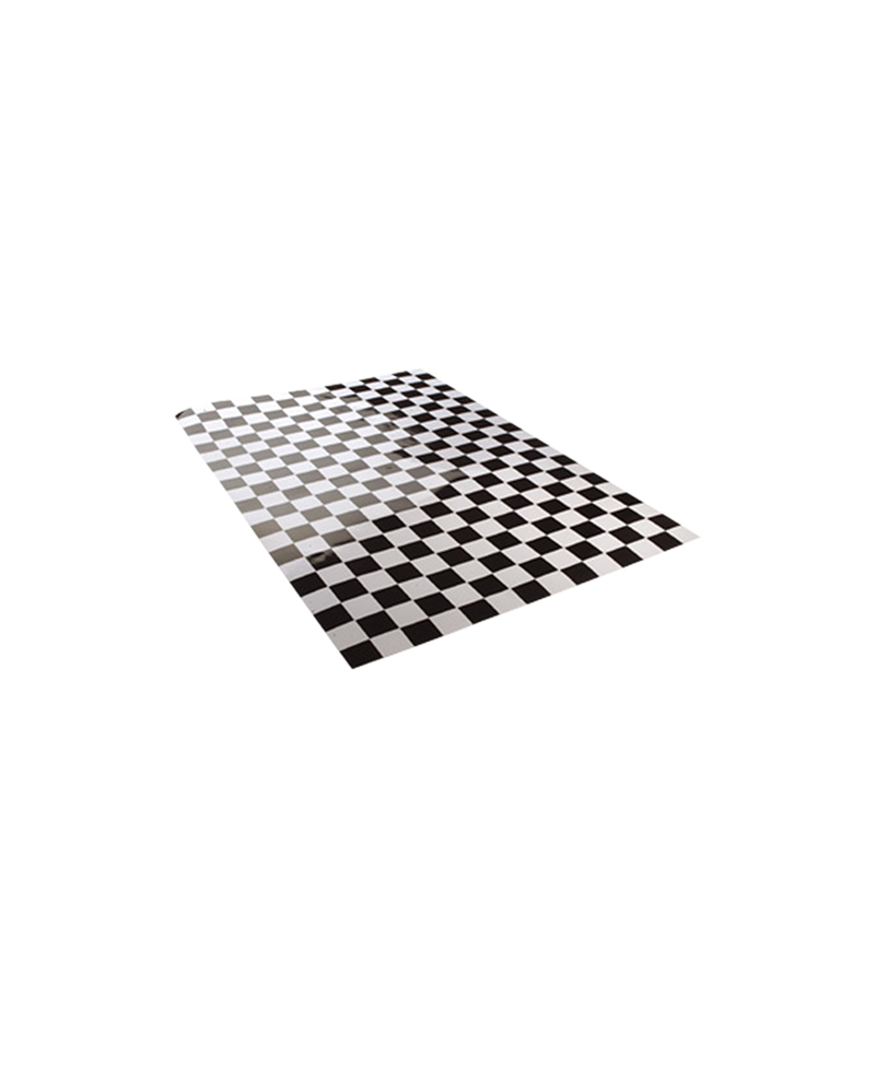 AUTOCOLLANT DAMIER NOIR/BLANC (20X24CM)