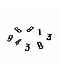 NUMERO PROPLAQUES/PPI 45MM 7 NOIR (X50)