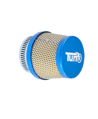 FILTRE A AIR TUN'R D28-35 CONIQUE GRILLE DROIT BLEU/CHROME