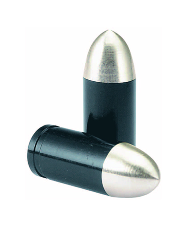 CAPUCHON/BOUCHON VALVE TUN'R OBUS LISSE NOIR (X2)