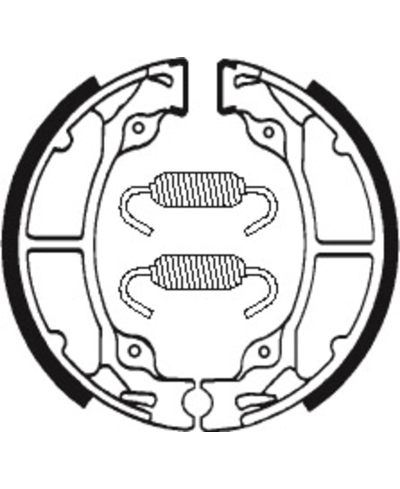 Mâchoires de frein TECNIUM Street/Off-Road organique - BA025 BA025