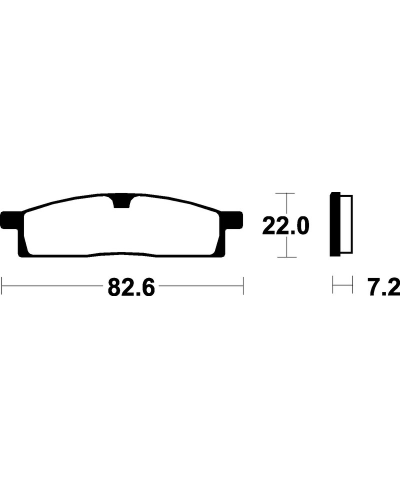 Plaquettes de frein TECNIUM Scooter organique - ME89 ME89