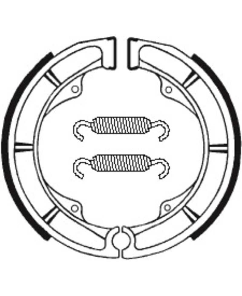 Mâchoires de frein TECNIUM Street organique - BA111 BA111