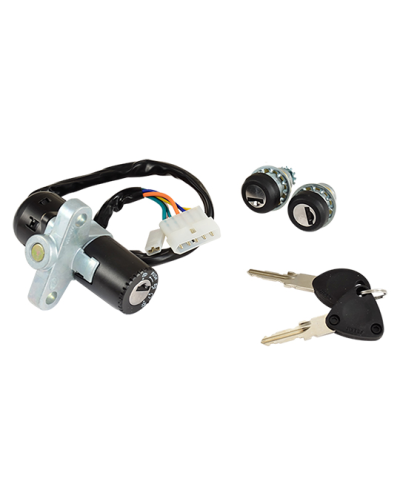 CONTACTEUR A CLE MECABOITE TEKNIX ADAPT. DERBI SENDA/APRILIA RX (+SERRURE DE SELLE)