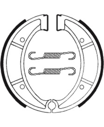 Mâchoires de frein TECNIUM Street/Off-Road organique - BA117 BA117